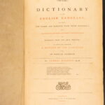 1786 – Samuel Johnson – Dictionary of English Language | Enormous First Edition