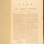 1786 – Samuel Johnson – Dictionary of English Language | Enormous First Edition