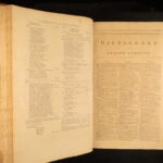 1786 – Samuel Johnson – Dictionary of English Language | Enormous First Edition