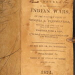 1824 – Settlement and Indian Wars – Doddridge | First Edition – History of American Frontier
