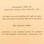 Nineteen Eighty-Four – George Orwell – 1949 | Dystopian Novel, First American Edition