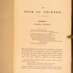1845 – Book of Archery – Hansard | Bows & Arrows History – Robin Hood, Odyssey