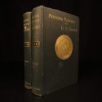 Personal Memoirs of U.S. Grant – Ulysses S. Grant – 1885–86 | First Edition in Green cloth