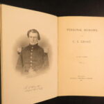 Personal Memoirs of U.S. Grant – Ulysses S. Grant – 1885–86 | First Edition in Green cloth