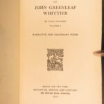 1904 – Works of John Greenleaf Whittier | 7 Volume Set, American Poems & Prose