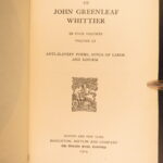 1904 – Works of John Greenleaf Whittier | 7 Volume Set, American Poems & Prose
