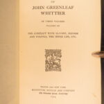 1904 – Works of John Greenleaf Whittier | 7 Volume Set, American Poems & Prose