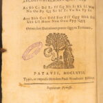 1650 – Astronomy Tables – Andrea Argoli | Famous Mathematics & Ephemerides