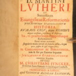 1699 – Life of Martin Luther – Juncker | First Edition Numismatics & Reformation