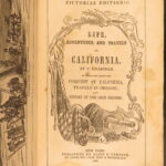 1849 – Life & Travels in California & Oregon | Gold Rush, American Exploration
