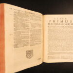 1715 – Vulgate Holy Bible | Biblia Sacra – Clement VIII, Sixtus V – Antwerp