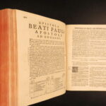 1715 – Vulgate Holy Bible | Biblia Sacra – Clement VIII, Sixtus V – Antwerp