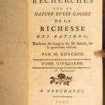 1792 – Wealth of Nations – Adam Smith | French Revolution Edition – 5 volumes