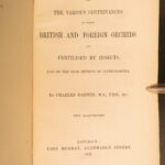 1862 – Fertilisation of Orchids – Charles Darwin | First Edition – Evolution Science