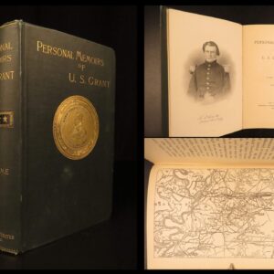 Personal Memoirs of U.S. Grant – Ulysses S. Grant – 1885–86 | First Edition in Green cloth