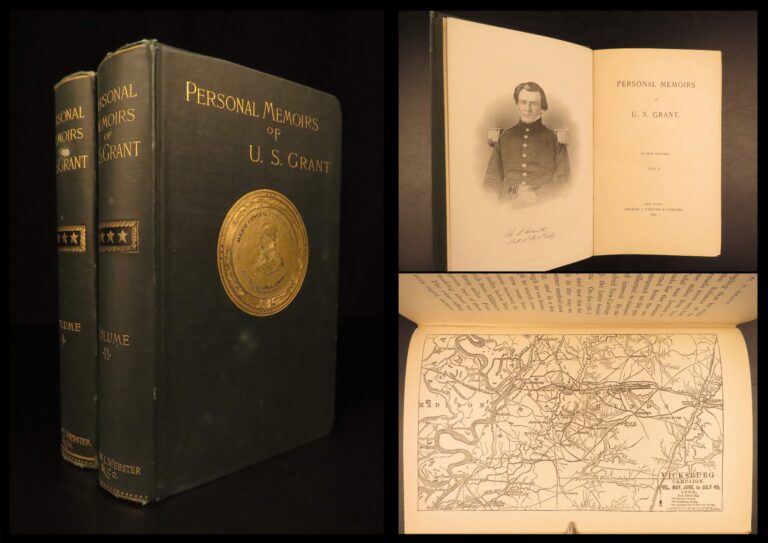 Image of Personal Memoirs of U.S. Grant – Ulysses S. Grant – 1885–86 | First Edition in Green cloth