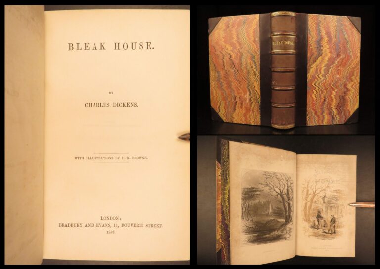 Image of Bleak House – Charles Dickens – 1853 | First State, Illustrations by Phiz