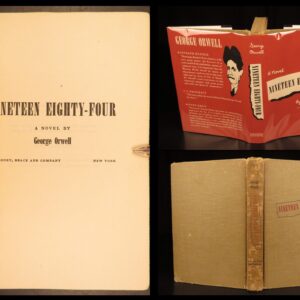 Nineteen Eighty-Four – George Orwell – 1949 | Dystopian Novel, First American Edition