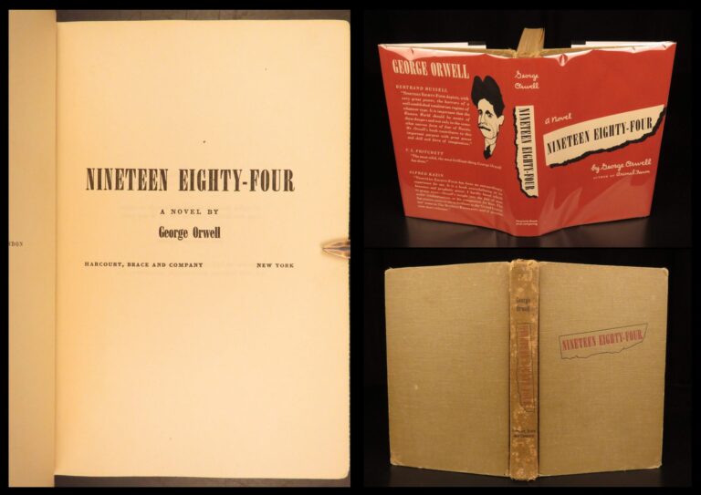 Image of Nineteen Eighty-Four – George Orwell – 1949 | Dystopian Novel, First American Edition