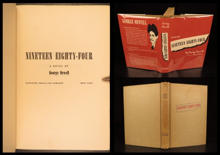 Image of Nineteen Eighty-Four – George Orwell – 1949 | Dystopian Novel, First American Edition