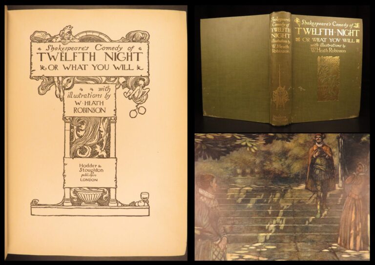 Image of Twelfth Night – Shakespeare – c.1908 | W. Heath Robinson Illustrations