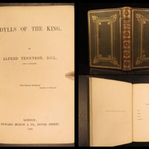 1859 – Idylls of the King – Alfred Tennyson | First Edition King Arthur Cycle