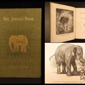 1894 – The Jungle Book – Rudyard Kipling, 1894 | First American Printing