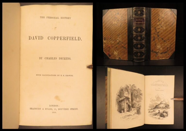 Image of 1850 – David Copperfield – Charles Dickens | First Edition, Phiz Illustrations