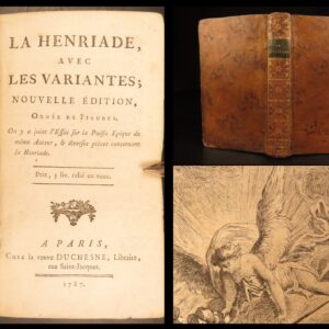 1787 – La Henriade – Voltaire | Variants Edition, Death of Henry IV of France