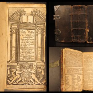 1684 – Holy Bible | Famous King James Bible – Bill, Hills, & Newcomb