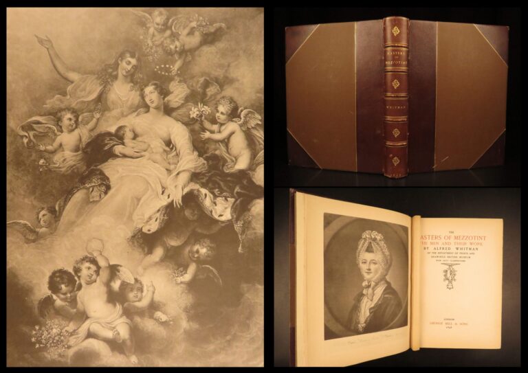 Image of 1898 – Masters of Mezzotint Engraving | Limited Ed – Illustrated, Fine Binding