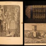 1862 – Cathedrals of England & Wales | Illustrated – Beautiful Binding, 6v Set