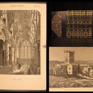 1862 – Cathedrals of England & Wales | Illustrated – Beautiful Binding, 6v Set