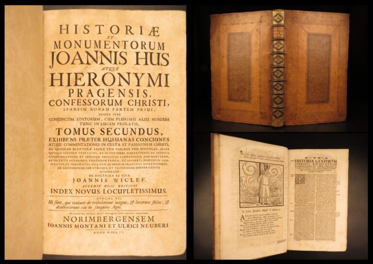 Image of 1715 – Works of Jan Hus & Saint Jerome | Reformation Hussite Sermon, John Wycliffe