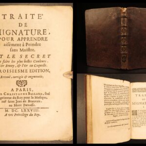 1678 – Painting in Miniature – Claude Boutet | Art & Painting Instruction Manual