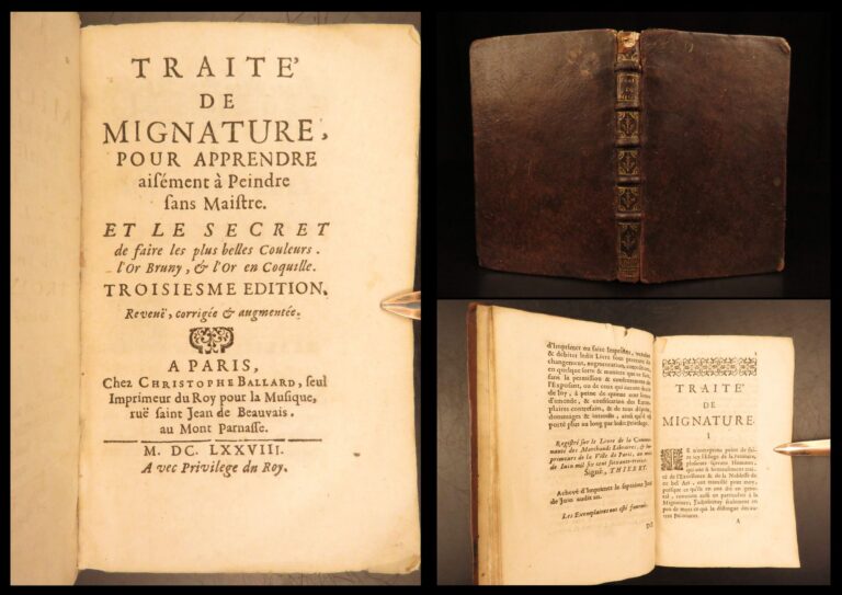 Image of 1678 – Painting in Miniature – Claude Boutet | Art & Painting Instruction Manual