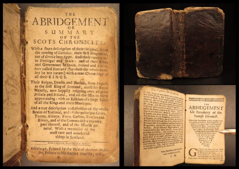 Image of 1682 – Scots Chronicle – Monipennie | Early Scottish History – William Wallace