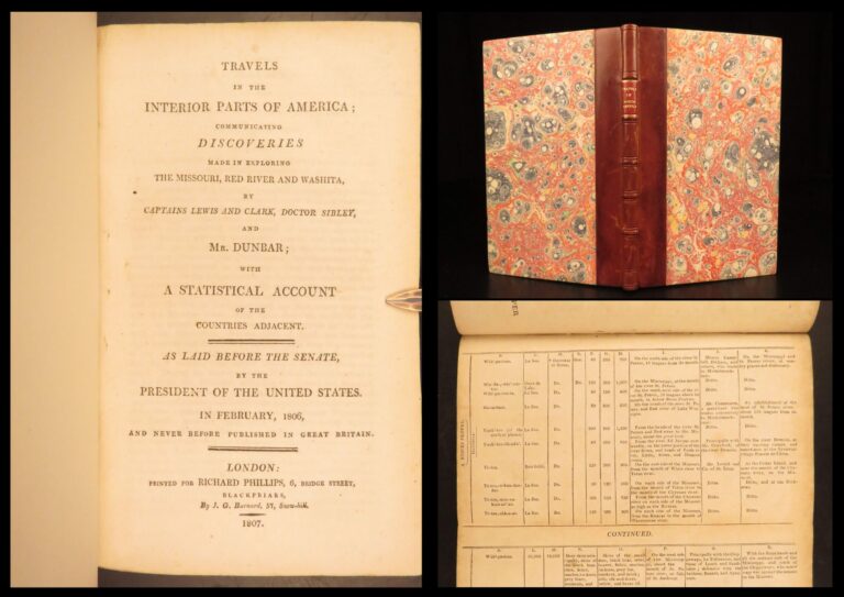 Image of 1807 – Lewis & Clark Exploration – Dunbar | First Edition – Native American Indians