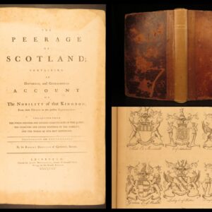1768 – Peerage of Scotland – Douglas | Enormous Folio with Coat-of-Arms Engravings