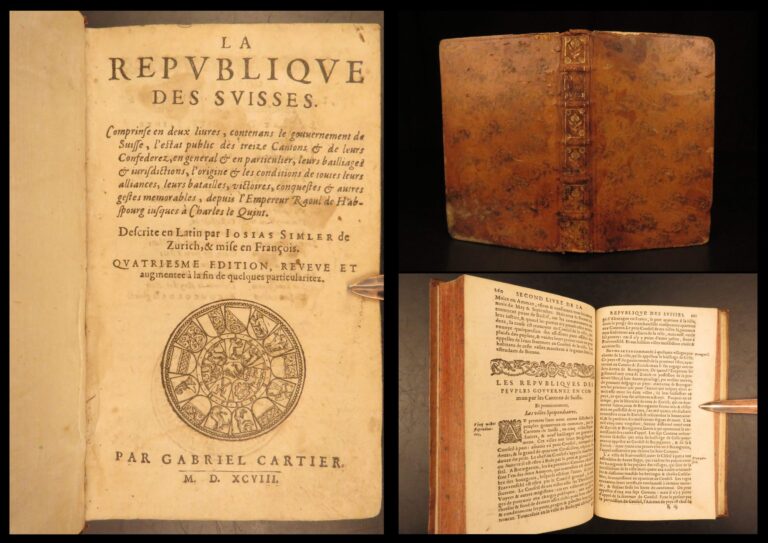 Image of 1598 – Republic of Switzerland – Josias Simmler | Early Swiss Confederation History