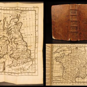 1781 – Universal Geography – Claude Buffier | Atlas & 18 Maps – California Island!