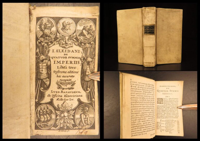 Image of 1655 – Four Empires – John Sleidan | Persia, Greece, Holy Roman Empire, Rome