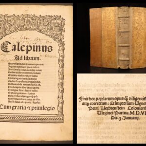 1509 – Ambrogio Calepino Dictionary | Post-Incunable Latin & Greek Lexicon