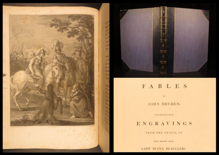 Image of 1797 – Fables of John Dryden | First Edition – Huge Folio, Fine Binding