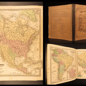 1843 – Smith Atlas | 28 Incredible Maps – America, Greece, Britain, Egypt, Asia