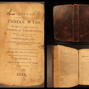 1824 – Settlement and Indian Wars – Doddridge | First Edition – History of American Frontier