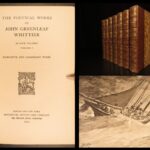 1904 – Works of John Greenleaf Whittier | 7 Volume Set, American Poems & Prose
