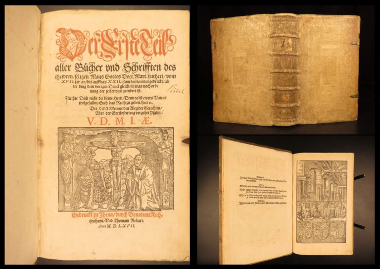 Image of 1567 – Works of Martin Luther | Protestant Reformation Commentary | Vellum Folio