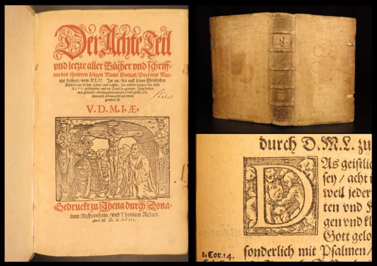 Image of 1568 – Works of Martin Luther | Protestant Reformation Commentary | Vellum Folio