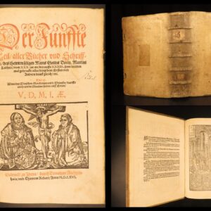 1566 – Works of Martin Luther | Protestant Reformation Commentary | Vellum Folio